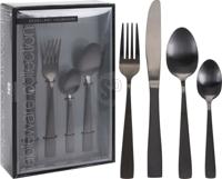 Cutlery Set 16Pcs Matt Zwart kerst Nampook - Nampook - thumbnail