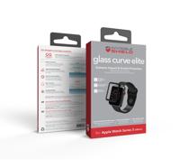 invisibleSHIELD Glass Curve Elite displaybescherming voor Apple Watch (38 mm) transparant - thumbnail