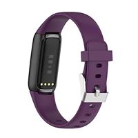 Fitbit Luxe - Sportbandje met gesp - Maat: Large - Paars - thumbnail