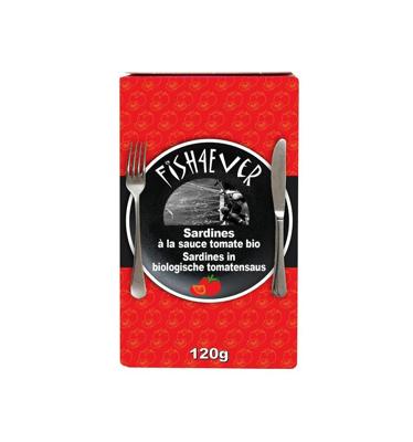 Fish 4 Ever Sardines in tomatensaus 120 Gram