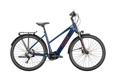 KAYZA elektrische trekkingfiets "tanana dry 8" mod. 22 ebike tanana dry 8 28/55 trap.10sp blue/red