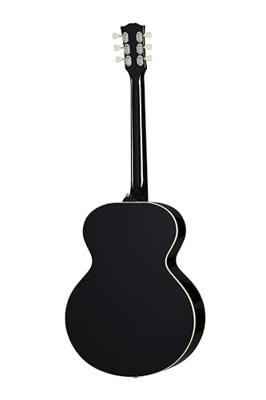 Epiphone Modern Collection J-180 LS Ebony elektrisch-akoestische westerngitaar met koffer