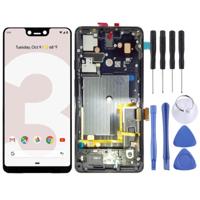 LCD-scherm en Digitizer met Frame voor Google Pixel 3 XL (zwart) - thumbnail