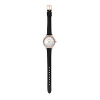 Emporio Armani AR11485 Horloge Cleo staal-leder rosekleurig-zwart 32 mm - thumbnail