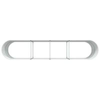 Verhoogde plantenbak Bruin 400 x 80 x 81 cm Staal - thumbnail