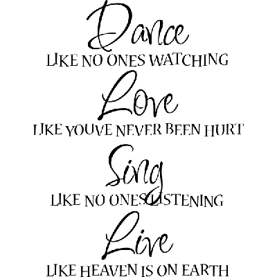 Dance like - Muursticker