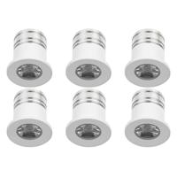 LED Veranda Spot Verlichting 6 Pack - Velvalux - 3W - Natuurlijk Wit 4000K - Inbouw - Rond - Mat Wit - Aluminium - Ø31mm - thumbnail