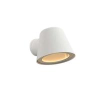 Lucide DINGO-LED - Wandlamp Binnen/Buiten - LED Dimb. - GU10 - 1x5W 3000K - IP44 - Wit - thumbnail