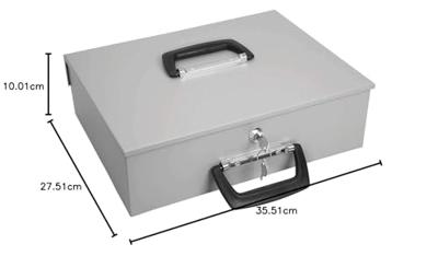 WEDO 1554465 Geldcassette (b x h x d) 355 x 100 x 275 mm Lichtgrijs