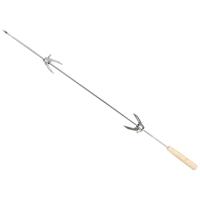 VidaXL Houtskoolbarbecue staand met wieltjes - thumbnail