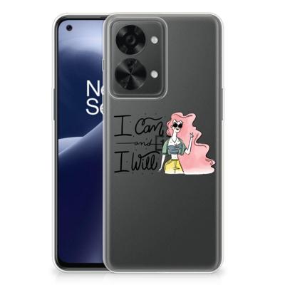 OnePlus Nord 2T Telefoonhoesje met Naam i Can OnePlus Nord 2T Telefoonhoesje met Naam i Can