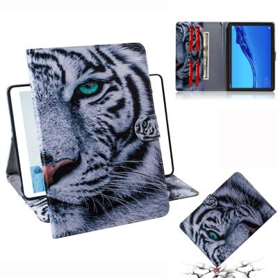 Tiger patroon horizontale Flip lederen case voor Huawei MediaPad M5 Lite 10 1 met houder & Card slot & portemonnee