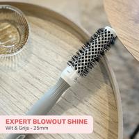 Olivia Garden Blowout Shine Brush White&Grey Ø25mm - thumbnail