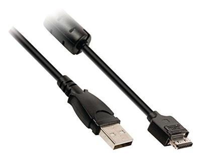 USB 2.0 Kabel USB A Male - Canon 12-Pins Male 2.00 m Zwart
