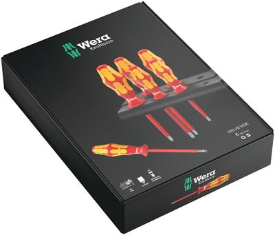 Wera 160 i/6 Schroevendraaierset Kraftform Plus Serie 100 + Rek