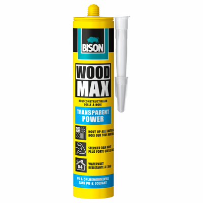 Wood Max Transparant Power 320Gr Bison - Bison Wood Max Transparant Power 320Gr Bison - Bison