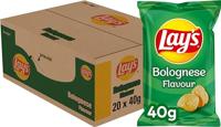 Chips lays bolognese zak 40gr | 20 stuks - thumbnail
