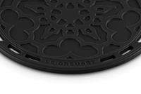 LE CREUSET - Siliconen - Onderzetter Ebbenzwart 20cm - thumbnail