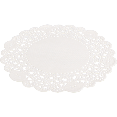 Taartrand | papier | Ø140mm | rond | wit | 2000 stuks