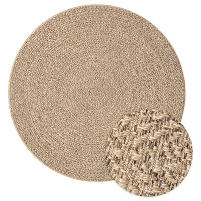 VidaXL Vloerkleed zizur binnen en buiten 160 cm jute look VidaXL Vloerkleed zizur binnen en buiten 160 cm jute look