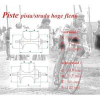 Miche naafset pista/strada v+a 36g m/hoge-flens flip/flop zi. - thumbnail