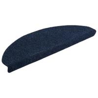VidaXL Trapmatten zelfklevend 5 stuks 65x21x4 cm marineblauw halfrond groot - thumbnail
