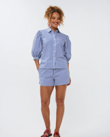 Ydence short Cloud | Blue stripe - thumbnail