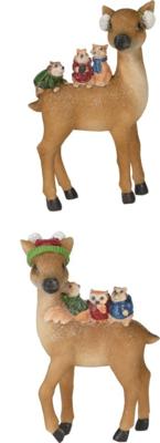 Deer Standing With Animals 3As kerst Nampook - Nampook
