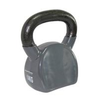 Tunturi Vinyl Kettlebell l 14KG l grijs - thumbnail