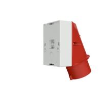 CEE wandcontactdoos 16A 5-polig MENNEKES 342 400V rood 1 stuk - thumbnail