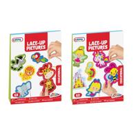 Grafix rijgset dieren, 6st. - thumbnail