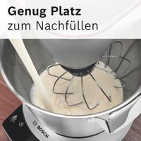 Bosch Küchenmaschine Serie 8 OptiMUM, 1600 Watt, silber Foodprocessor RVS - thumbnail