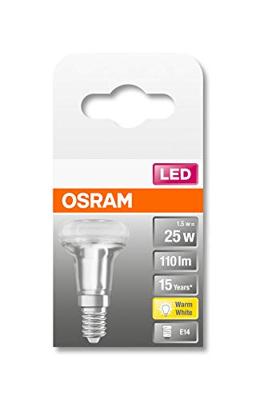 OSRAM HOMELIGHTING 4058075433243 LED-lamp Energielabel F (A - G) E14 Reflector 1.5 W = 25 W Warmwit (Ø x h) 39 mm x 67 mm 1 stuk(s)