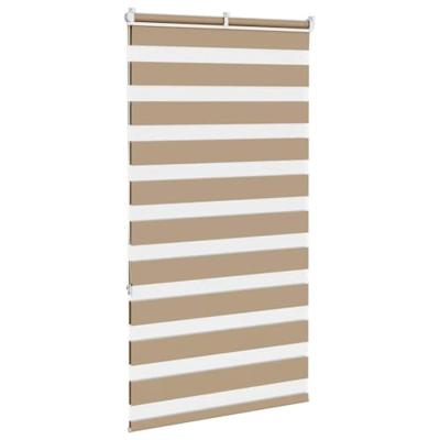Zebra Blind 75x150 cm stofbreedte 70,9 cm polyester zandbruin