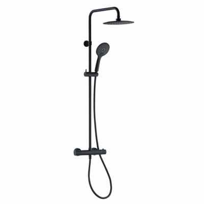 Boss & Wessing Regendoucheset Thermostatisch BWS Luxery Round 2.0 Mat Zwart - Regendoucheset Thermostatisch Bws Luxery Round 2.0 Mat Zwart Boss & Wessing Regendoucheset Thermostatisch BWS Luxery Round 2.0 Mat Zwart - Regendoucheset Thermostatisch Bws Luxery Round 2.0 Mat Zwart