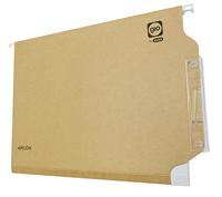 Hangmap Elba Arcón Label met naam Vizier Transparant Bruin Wit Tweekleurig Din A4 Fiches 25 Stuks - thumbnail