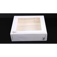 Gebaksdoos met venster dessin 573 190x190x80mm 275 stuks - thumbnail