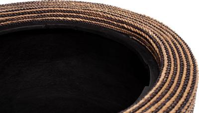 Natural weave Abaca planter, 46x90cm