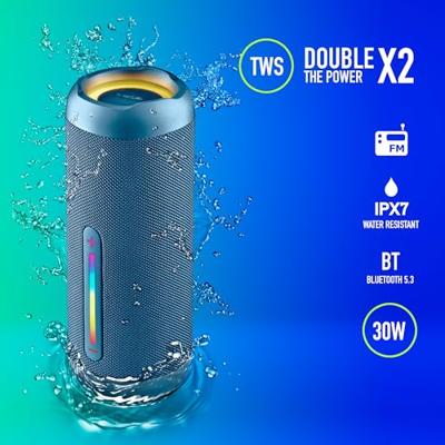 NGS ROLLERFURIA2BLUE Bluetooth luidspreker