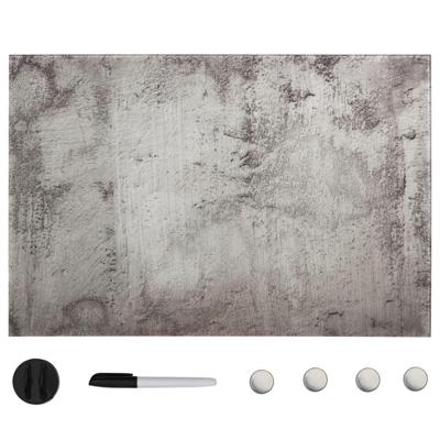VidaXL Magneetbord wandmontage 50x30 cm glas