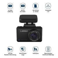 Lamax T10 Dashcam met GPS Kijkhoek horizontaal (max.): 170 ° Gegevensweergave in video, G-sensor, WDR, Videoloop, Automatische start, GPS met radarherkenning, - thumbnail