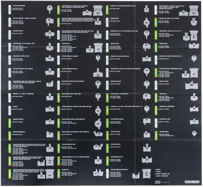 CONTEC werkplaats poster "disc stop+" ct workshop poster disc brake pads