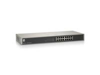 LevelOne GSW-1657 netwerk-switch Unmanaged Gigabit Ethernet (10/100/1000) Zwart, Grijs - thumbnail