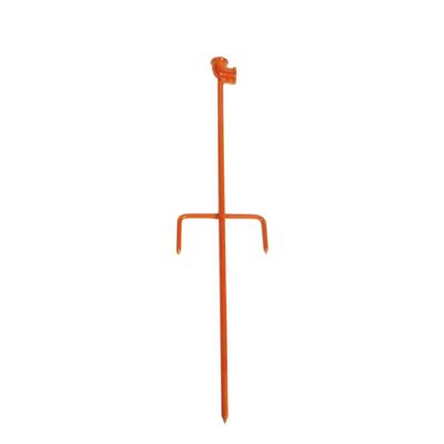 Sproeistatiefsteekpen met dwarssteun - enkel - 1/2 - gepoedercoat staal