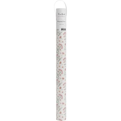 Inpakpapier, bloemen, B: 50 cm, 80 gr, 5 m/ 1 rol