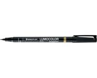 Staedtler Lumocolor permanent S DRY SAFE 313-9 Permanent marker Zwart Watervast: Ja - thumbnail