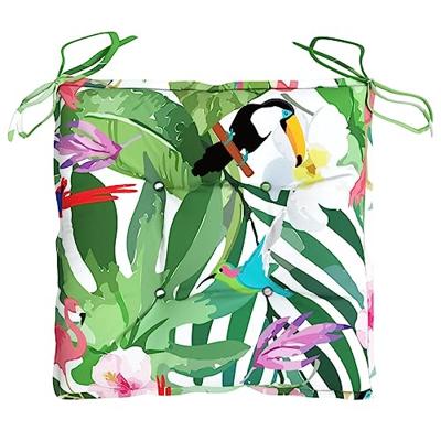 Stoelkussens 6 st 50x50x7 cm stof meerkleurig