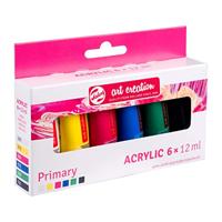 Talens art creation acrylverf set primary, 6x12ml - thumbnail