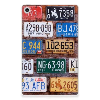 Lenovo Tab M10 Plus (3e generatie) Tablet Backcover met foto Kentekenplaten