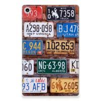 Lenovo Tab M10 Plus (3e generatie) Tablet Backcover met foto Kentekenplaten - thumbnail